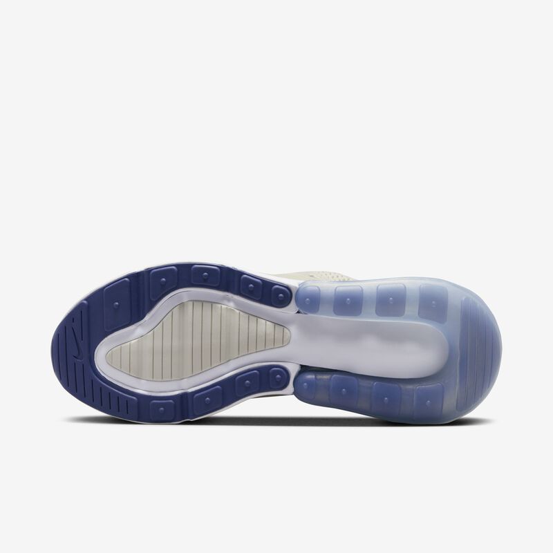 Nike Air Max 270, Light Bone/Blanco/Plata metalizado/Diffused Blue, hi-res