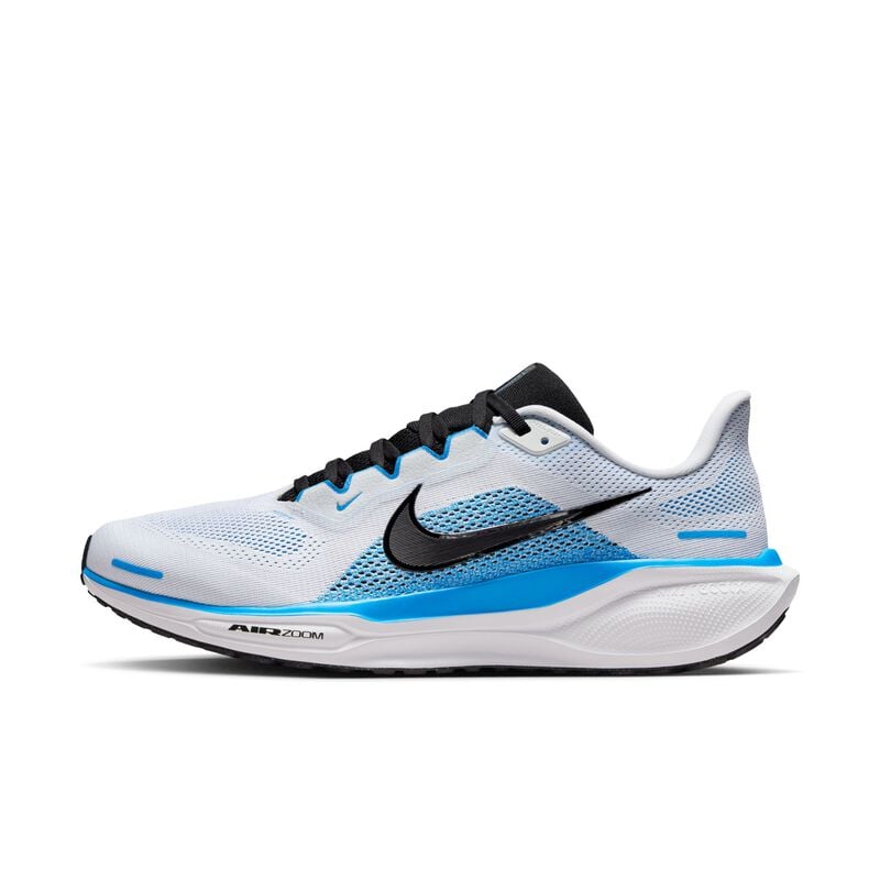 Nike Pegasus 41, Héroe Blanco/Negro-Azul, hi-res
