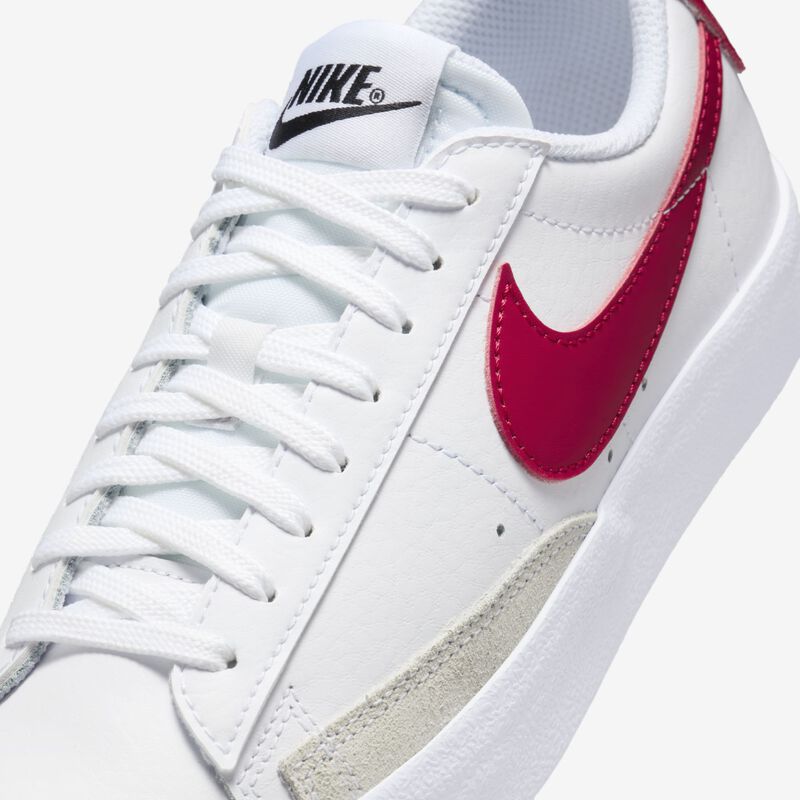 Nike Blazer Low 77, Blanco/Rojo Gimnasio-Negro, hi-res