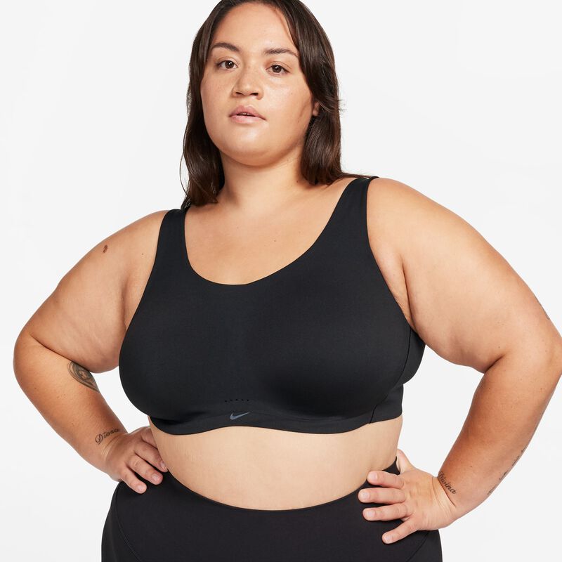 Nike Alate Coverage, Negro/Negro/Gris azulado, hi-res