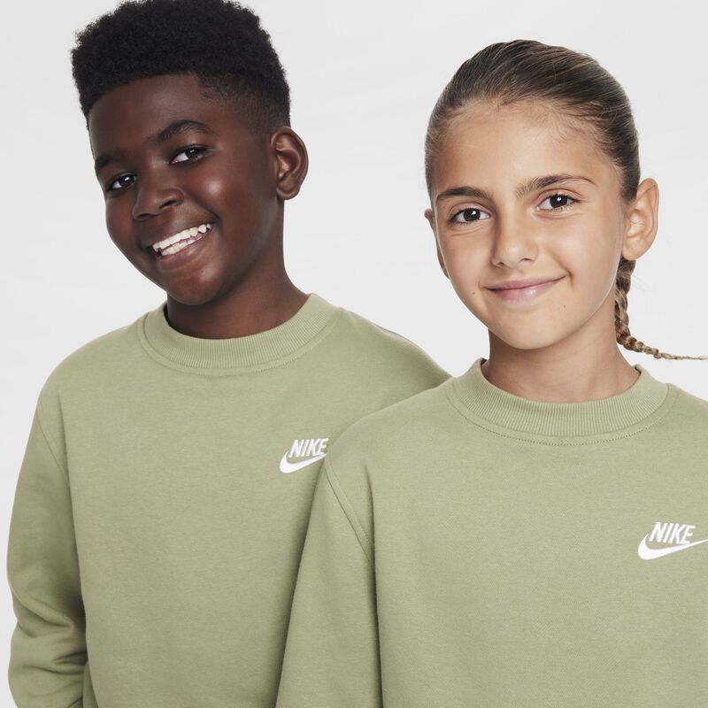 Nike Sportswear Club Fleece, Aceite Verde/Blanco, hi-res