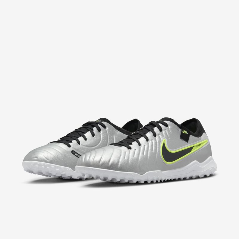 Nike Tiempo Legend 10 Pro, Plata Metalizada/Negro-Voltio, hi-res