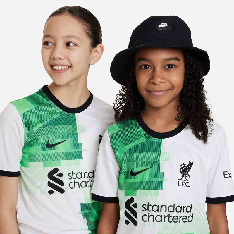 Liverpool FC visitante 2023/24 Stadium, Blanco/Chispa verde/Negro, hi-res