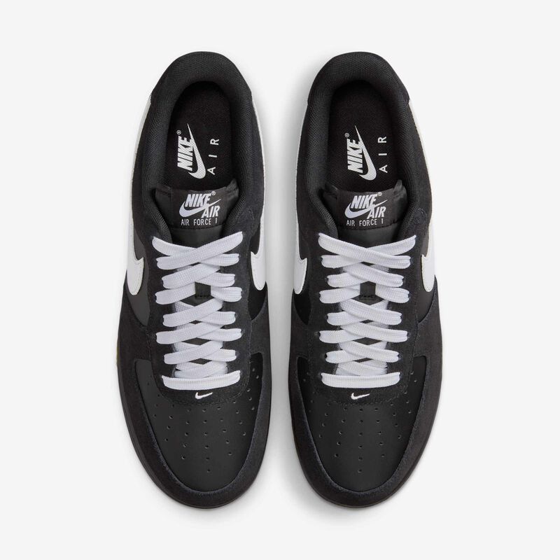 Nike Air Force 1 '07 LV8, Negro/Goma Marrón Claro/Blanco, hi-res