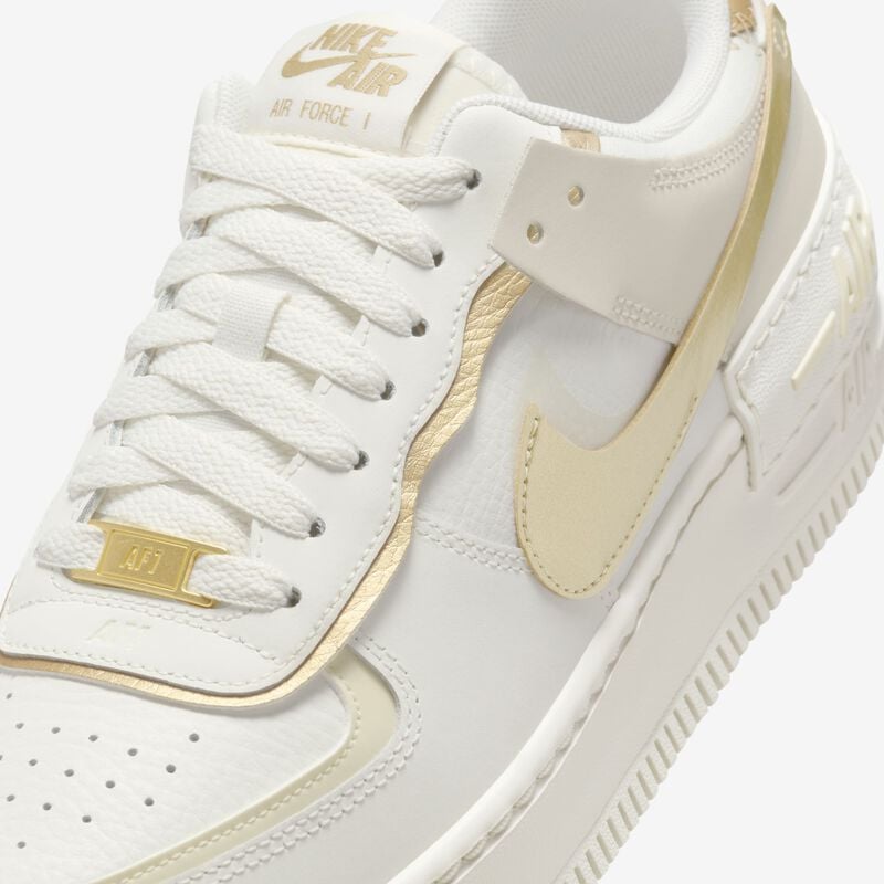 Nike Air Force 1 Shadow, Vela/Oro Metalizado-Leche De Coco, hi-res