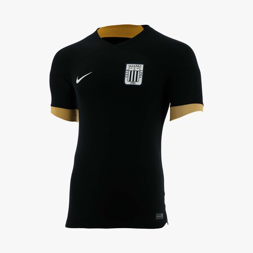 Nike Camiseta Hombre Alianza Lima 2023 Visita, Negro/Dorado, hi-res