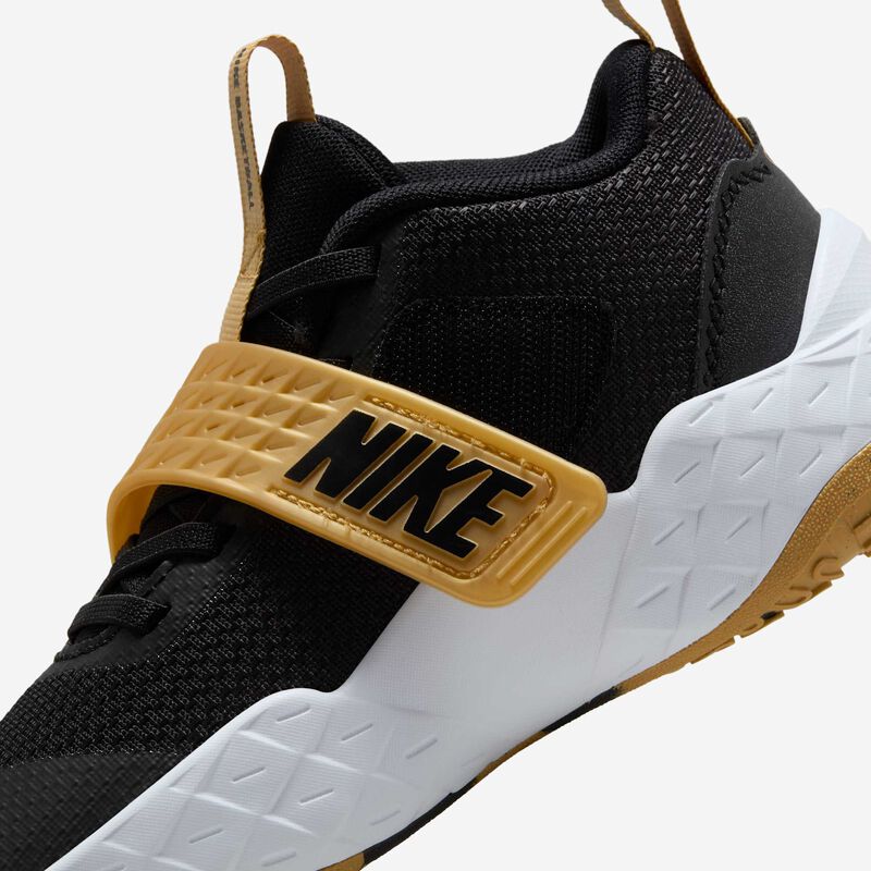 Nike Team Hustle D 12, Negro/Negro-Oro Met&aacute;lico-Blanco, hi-res