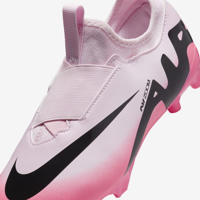 Nike Jr. Zoom Mercurial Vapor 15 Academy MG, Espuma Rosa /Negro, hi-res