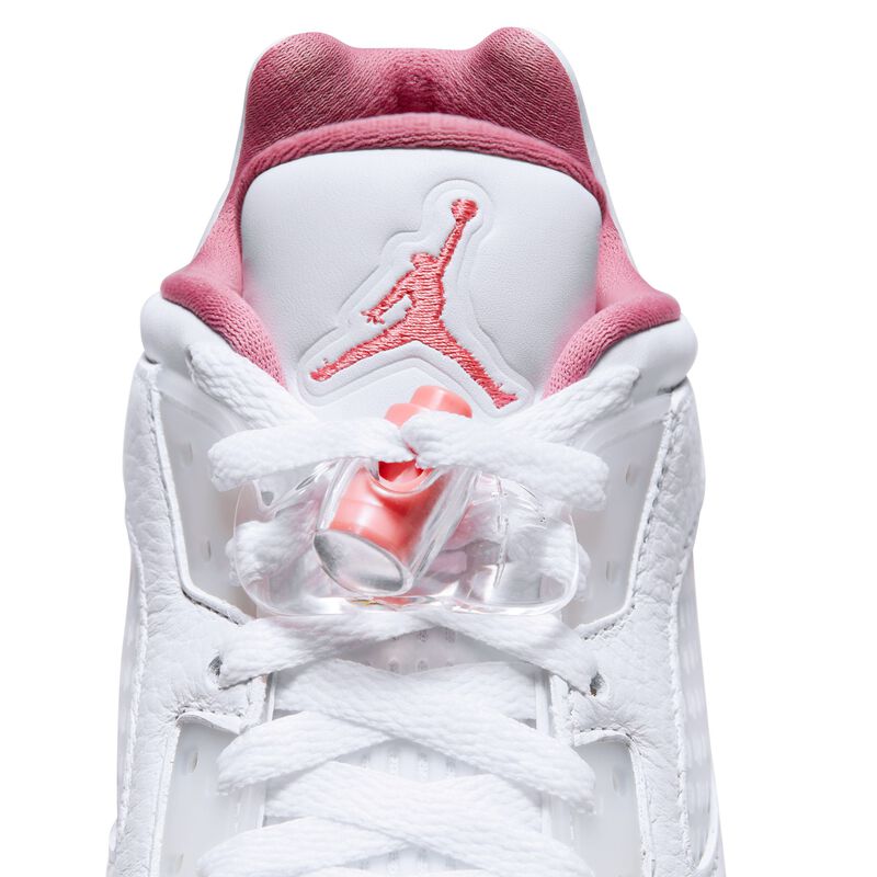 Air Jordan 5 Retro Low, Blanco/Baya del desierto/Negro/Tiza coral, hi-res