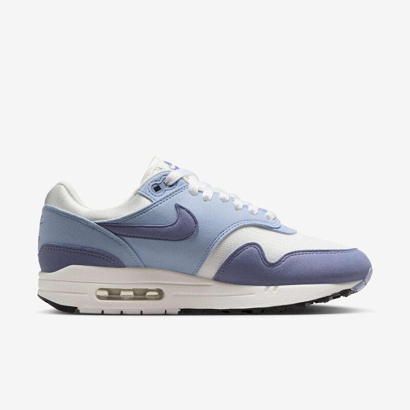 Nike Air Max 1 '87 Textile, Vela/Claro Armory Azul/Negro/Ceniza Pizarra, hi-res