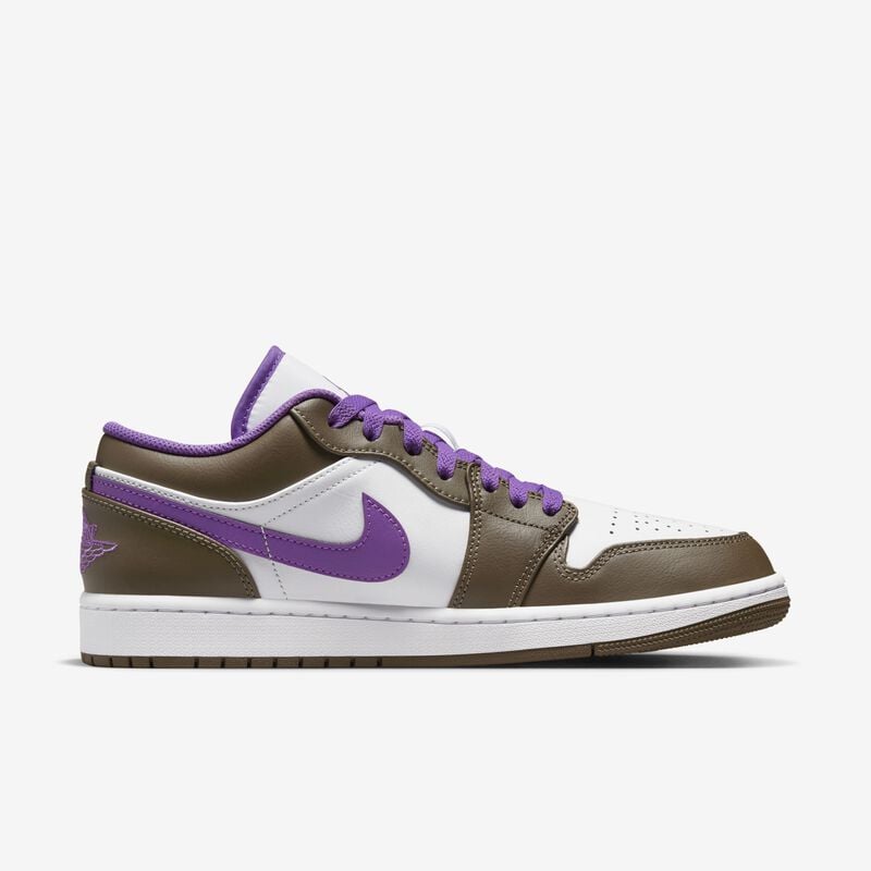 Air Jordan 1 Low, Pelaje pardo/Blanco/Baya salvaje, hi-res