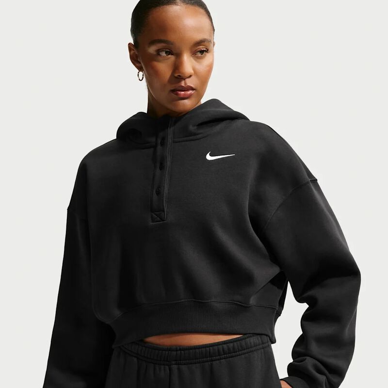 Polera Nike Sportswear Phoenix Fleece, Negro, hi-res