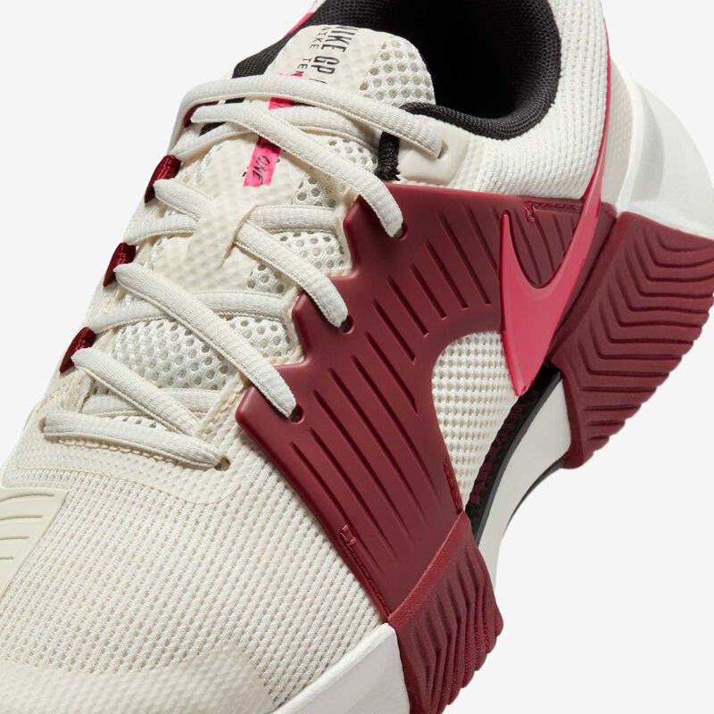 Nike Zoom GP Challenge 1, Marfil pálido/Vela/Equipo Rojo/Rosa Rush, hi-res