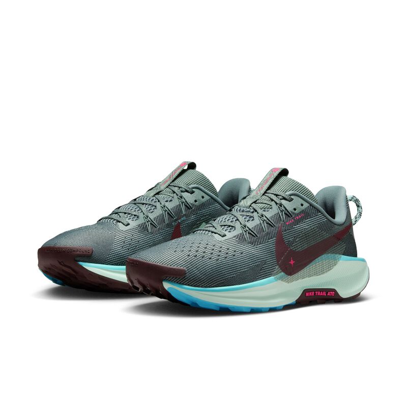 Nike Pegasus Trail 5, Verde Arcilla/Menta Espuma Turq-Algas-Burdeos Crush-Hyper Pink, hi-res