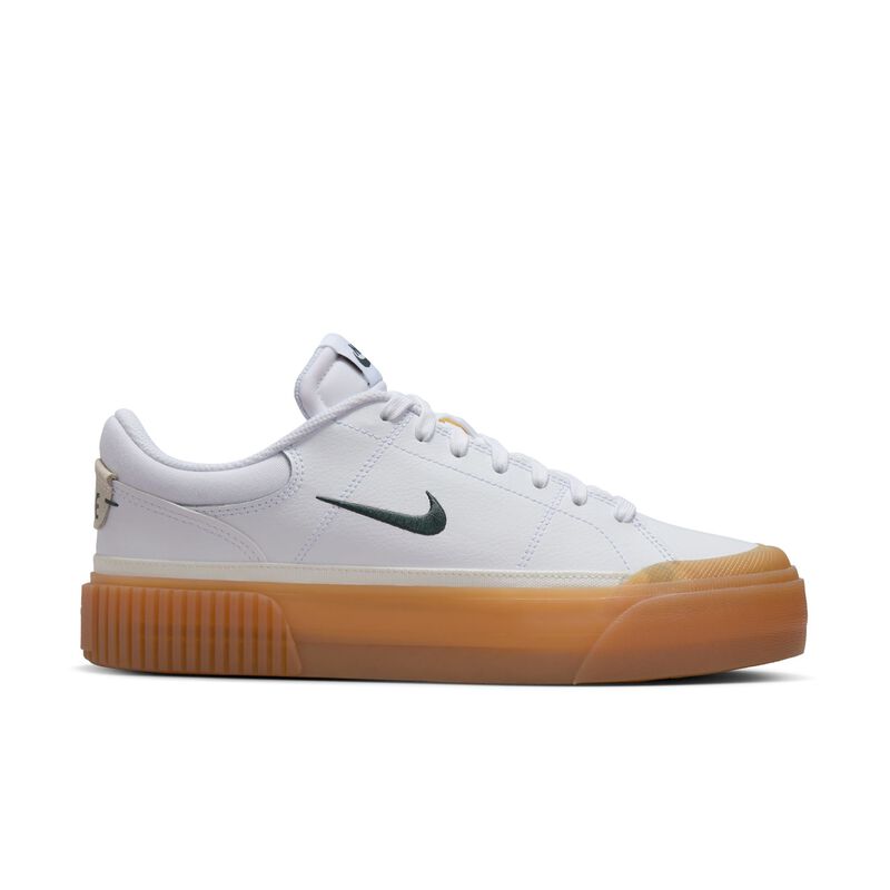 Nike Court Legacy Lift, Blanco/Verde Vintage-Amarillo Goma-Vela, hi-res