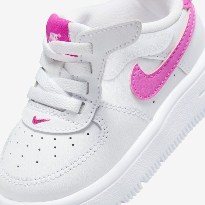 Nike Force 1 Low EasyOn, Blanco/Fucsia láser, hi-res