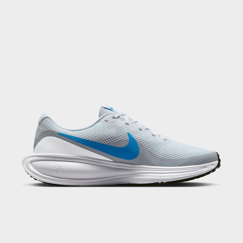 Nike Revolution 8, Platino puro/Gris lobo/Blanco/Azul h&eacute;roe, hi-res
