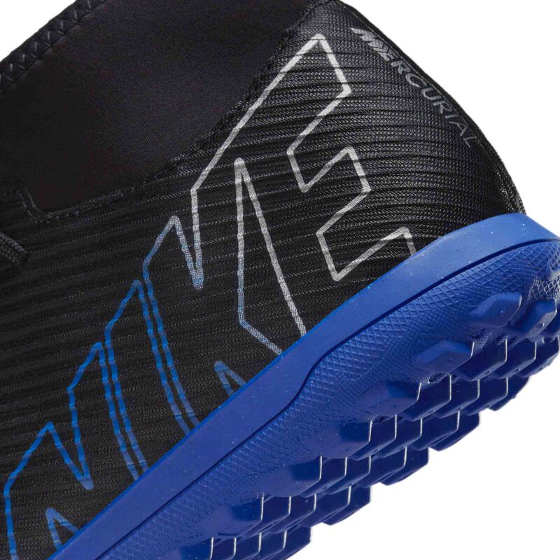 Nike Mercurial Superfly 9 Club TF, Negro/Hiperroyal/Cromo, hi-res