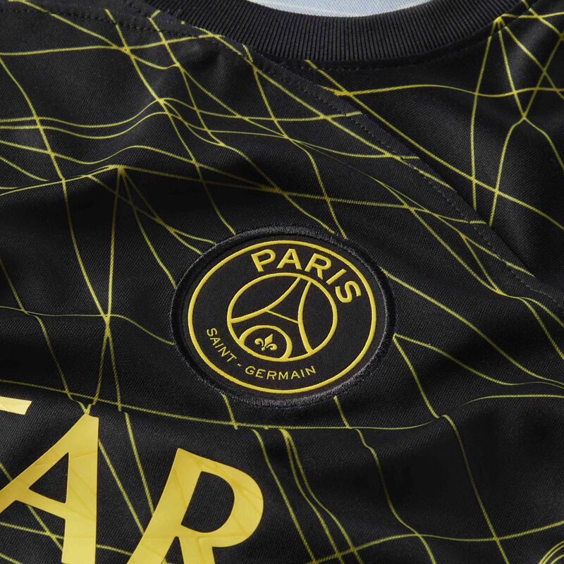 Paris Saint-Germain complementario 2023/24 Stadium, Negro/Amarillo tour/Amarillo tour, hi-res