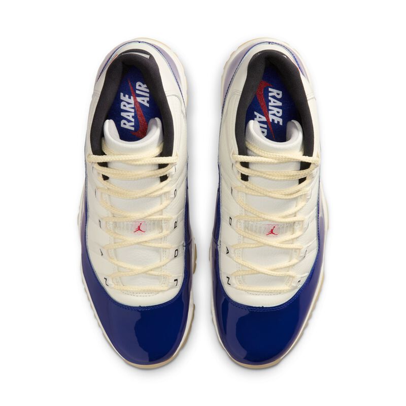 Air Jordan 11 Retro "Rare Air", Azul real intenso/Vela/Negro/Rojo fuego, hi-res