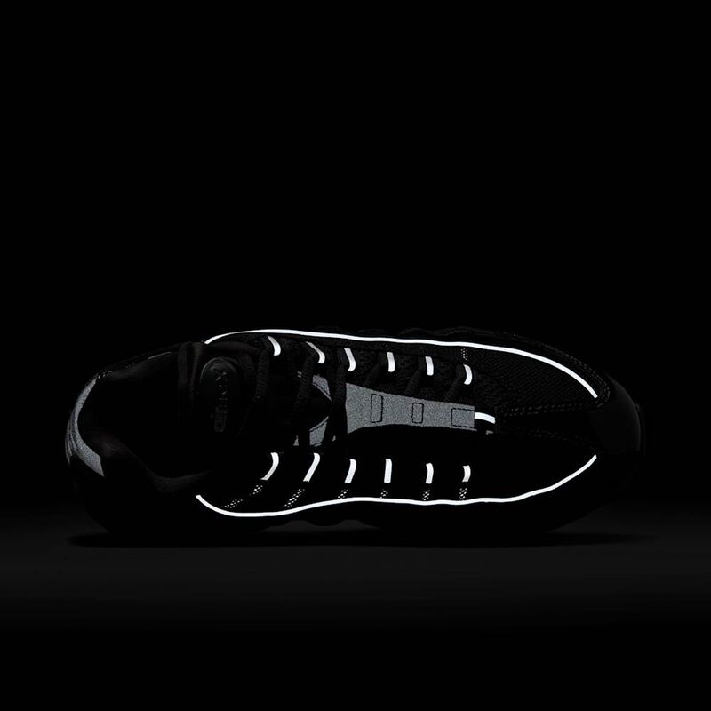 Nike Air Max 95 Big Bubble, Negro/Reflejo plata/Blanco/Plata metalizado, hi-res