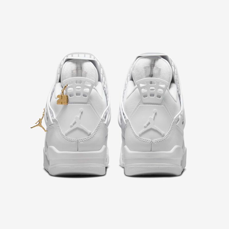 Air Jordan 4 Net, Blanco/Oro Metalizado/Fantasma, hi-res