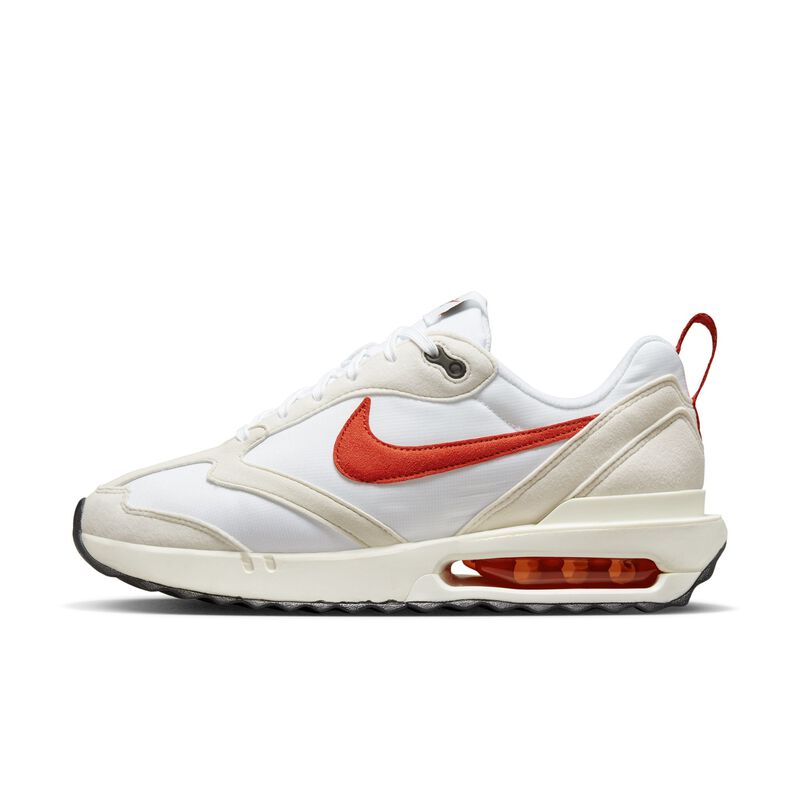Nike Air Max Dawn, Blanco/Café verdoso claro/Negro/Naranja mantra, hi-res
