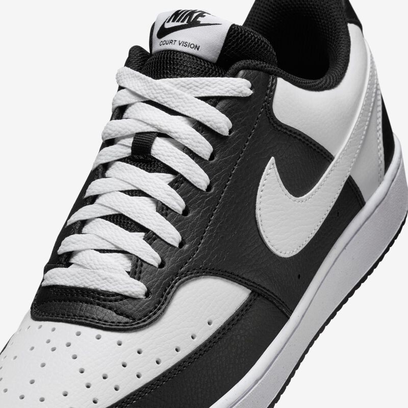 Nike Court Vision Low, Negro/Blanco, hi-res