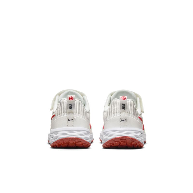 Nike Revolution 6, Blanco Cumbre/Obsidiana/Blanco/Pista Roja, hi-res