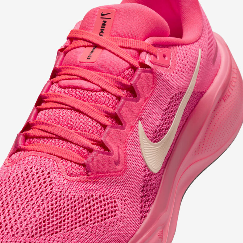 Nike Pegasus 41, Ponche Cálido/Rosa Margarita/Negro/Tinte Carmesí, hi-res