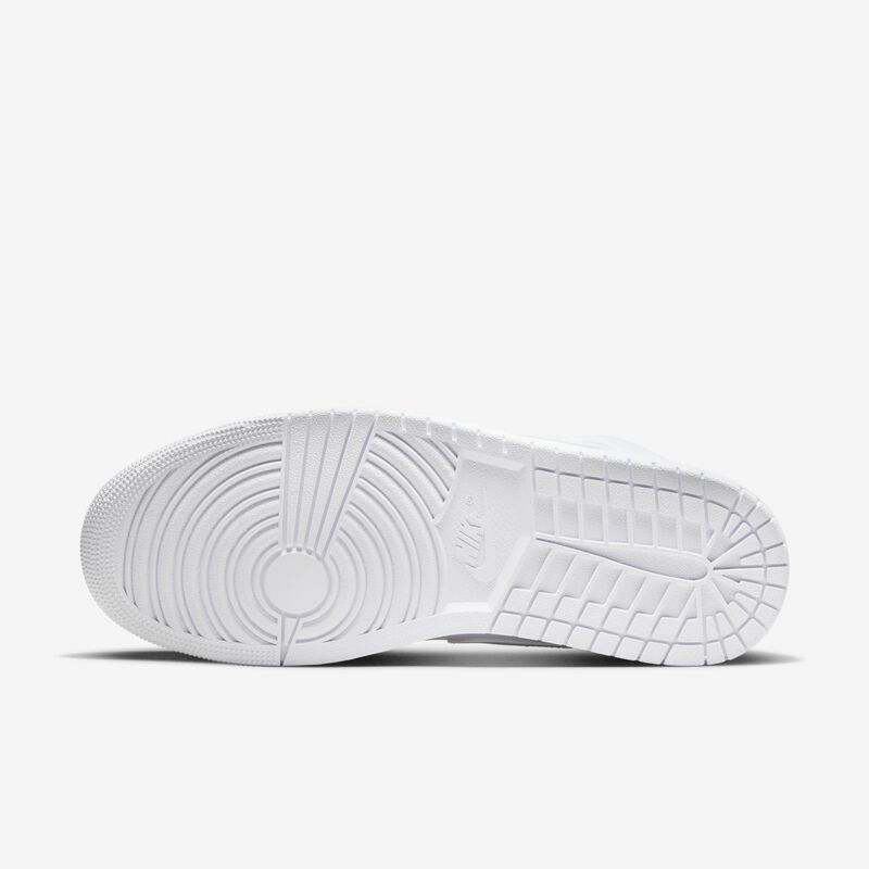 Air Jordan 1 Mid, Blanco/Blanco/Blanco, hi-res