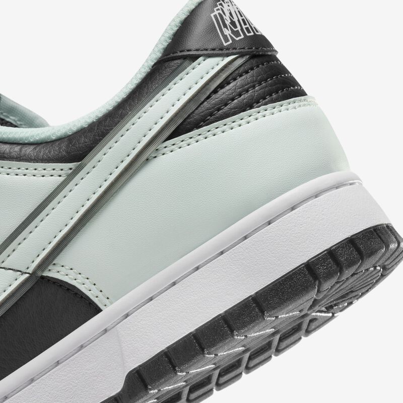 Nike Dunk Low Retro Premium, Gris Ahumado Oscuro/Blanco/Verde Claro, hi-res