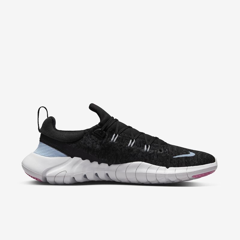 Nike Free Run 5.0, Negro/Blanco-Fútbol Gris-Rosa Hechizo, hi-res