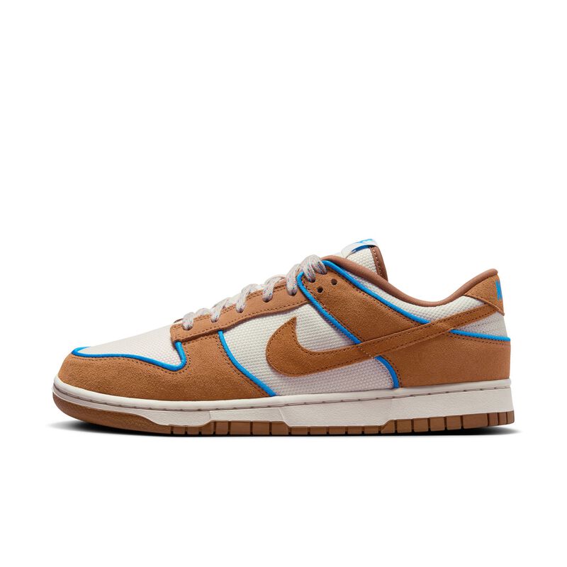 Nike Dunk Low Retro Premium, Marrón Británico Claro/ Bronceado Británico Claro-Foto Azul, hi-res