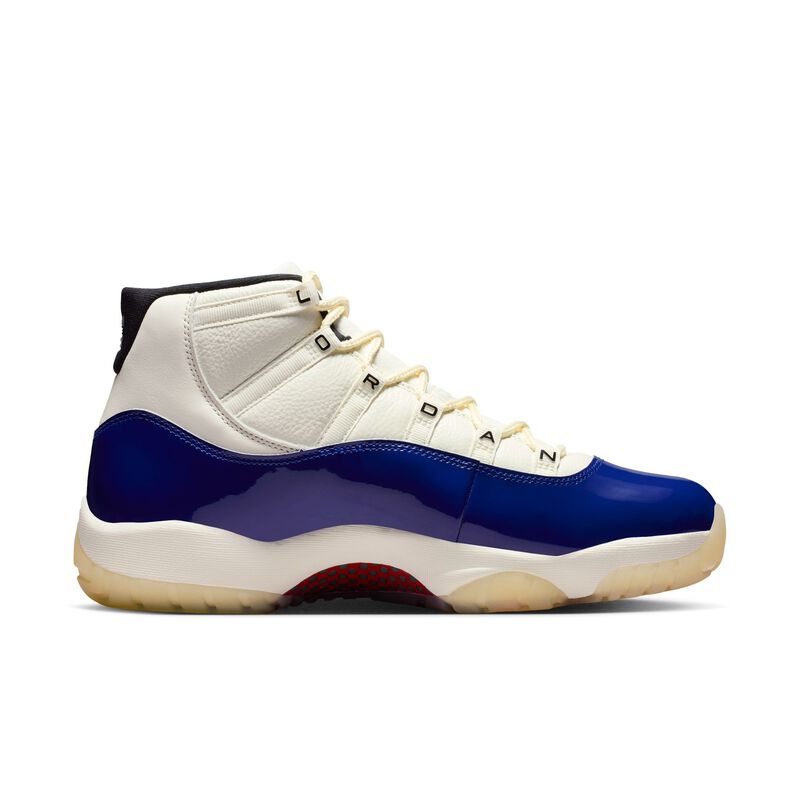 Air Jordan 11 Retro "Rare Air", Azul real intenso/Vela/Negro/Rojo fuego, hi-res