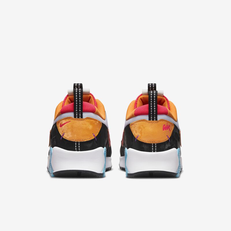 Nike Air Max 90 Futura, Blanco/Sueño fucsia/Azul báltico/Carmesí brillante, hi-res