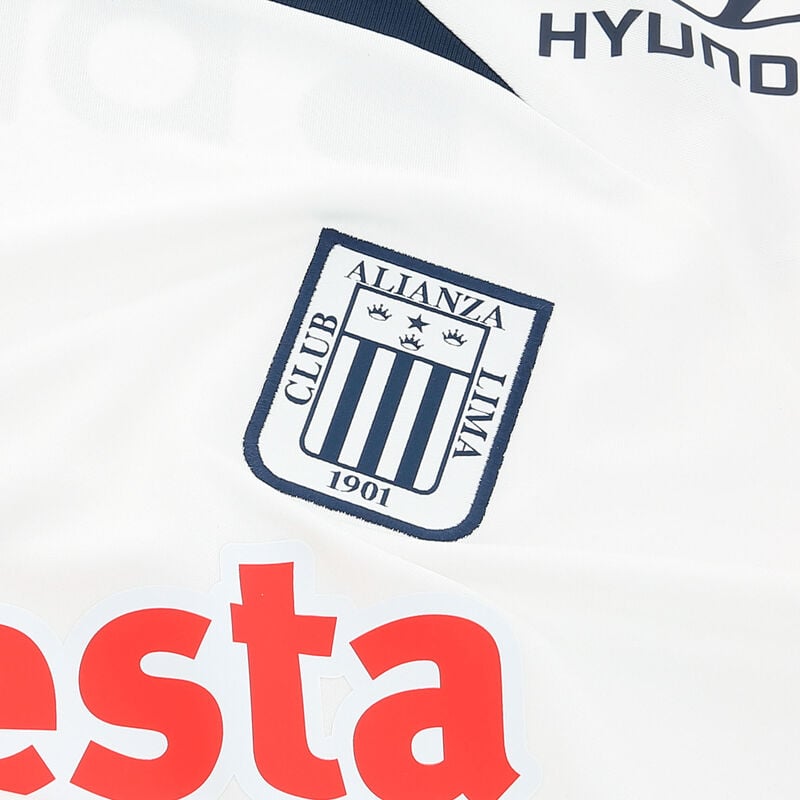Nike Camiseta Blanca Alianza Lima 2025, Blanco/Obsidiana/Dorado, hi-res