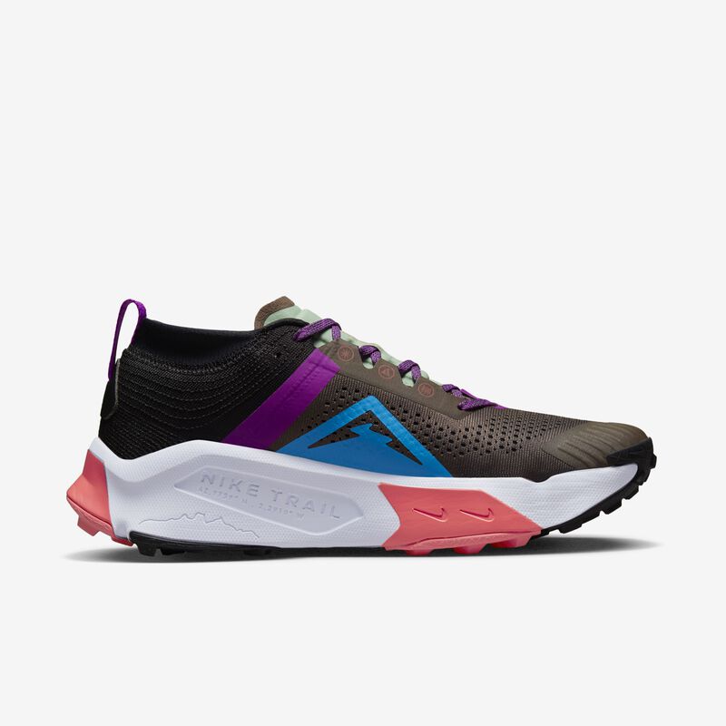 Nike ZoomX Zegama, Ronstone/Azul láser-negro-morado vivo, hi-res
