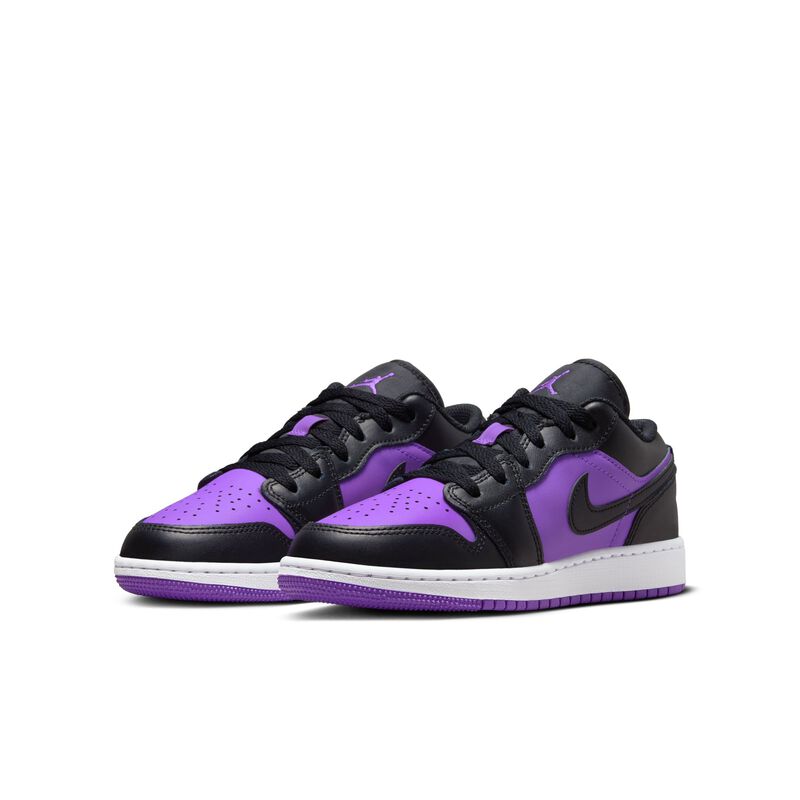 Air Jordan 1 Low, Veneno púrpura/Blanco/Negro, hi-res