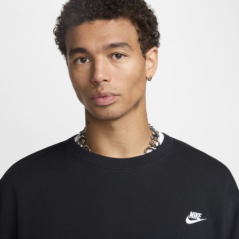 Nike Club Fleece, Negro/Negro/Blanco, hi-res
