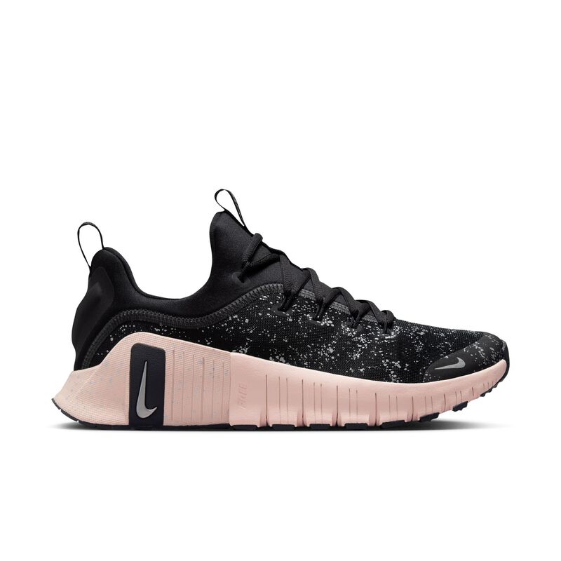 Nike Free Metcon 6 SE, Negro/Rojo sedimento/Plata metalizado, hi-res