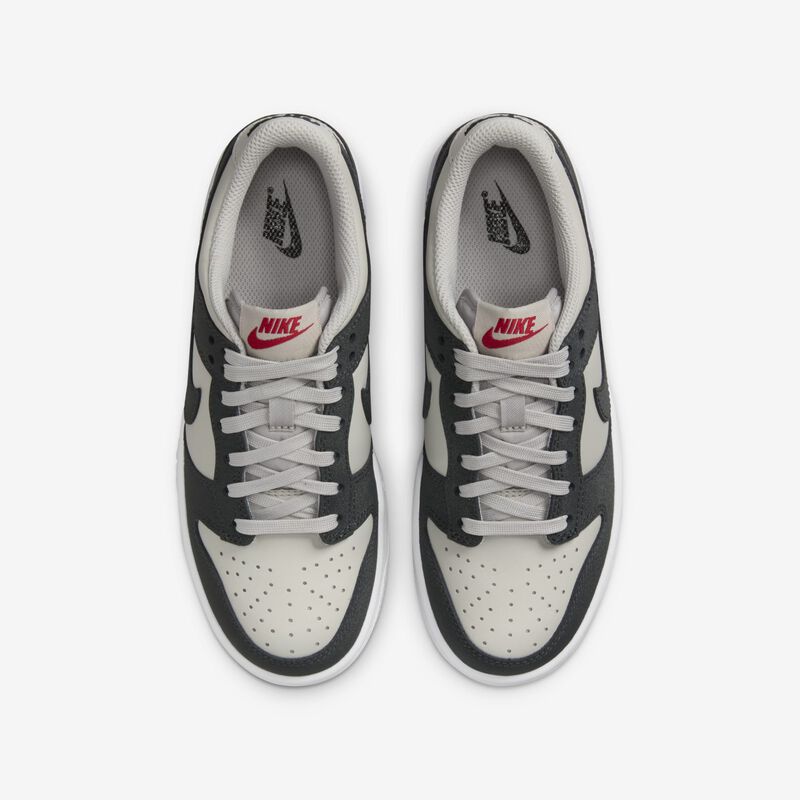 Nike Dunk Low, Mineral De Hierro Claro/Blanco/Rojo Gimnasio/Antracita, hi-res