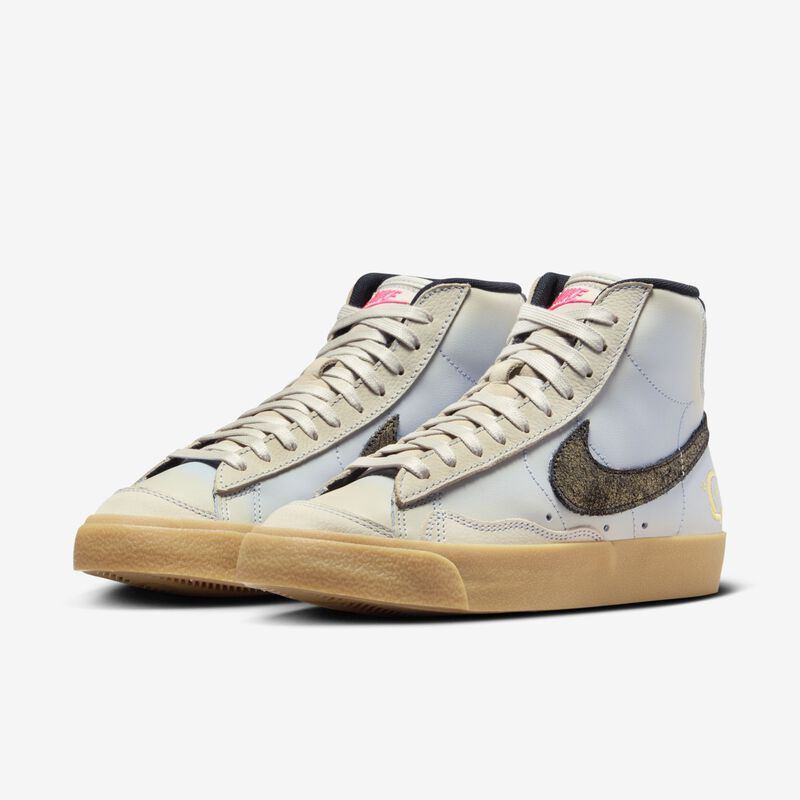 Nike Blazer Mid '77 Premium, Marrón verdoso claro/Oro topacio/Azul susurro/Amarillo goma, hi-res