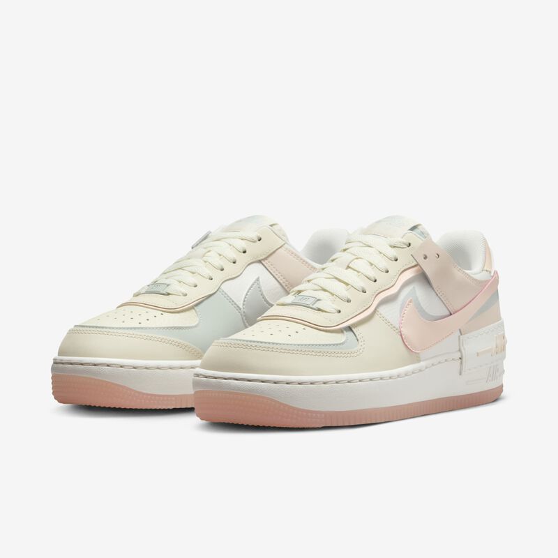 Nike Air Force 1 Shadow, Leche De Coco/Plata Claro/Vela/Tinte Carmesí, hi-res