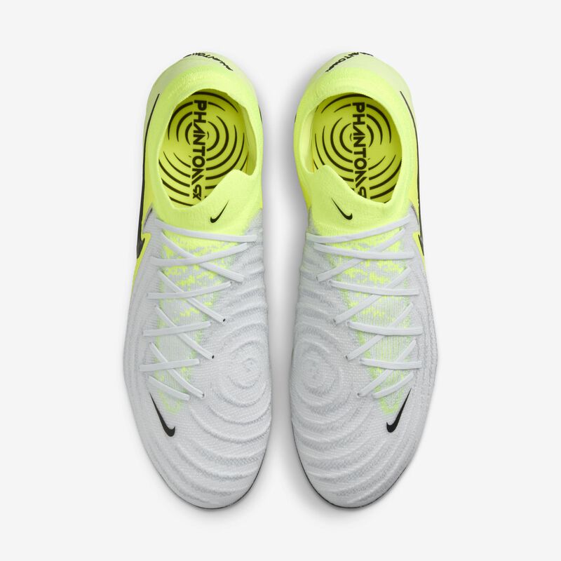 Nike Phantom GX 2 Elite, Plata Metalizada/Negro-Voltio, hi-res