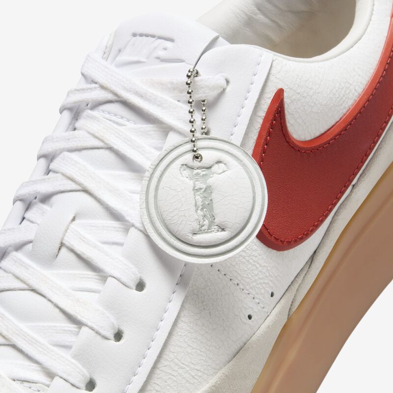 Nike Blazer Phantom Low, Blanco/Blanco cumbre/Amarillo goma/Rojo dragón, hi-res