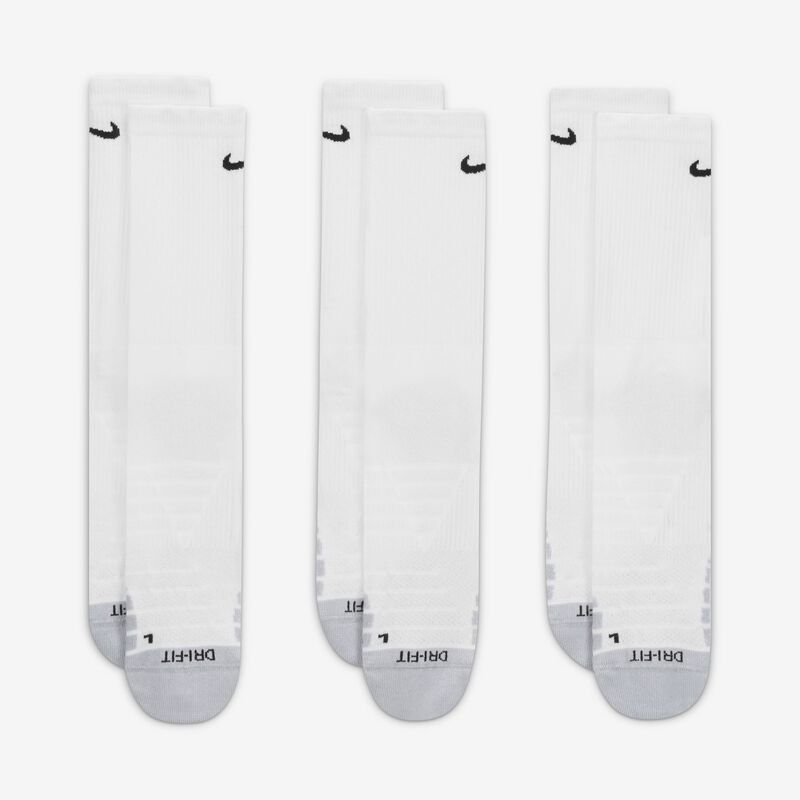 Nike Everyday Max Cushioned, Blanco/Gris lobo/Negro, hi-res
