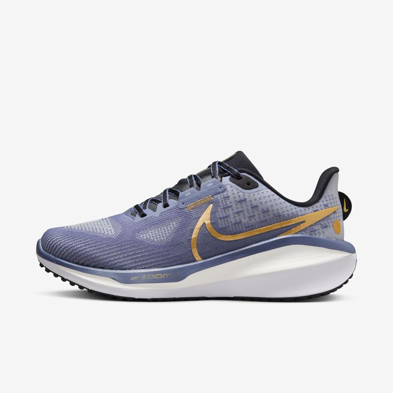 Nike Vomero 17, Azul difuso/Pizarra cenizo/Blanco/Oro metalizado, hi-res