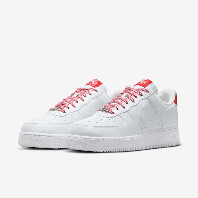 Nike Air Force 1 '07, Espuma Blanco/Carmesí-Rosa Claro, hi-res