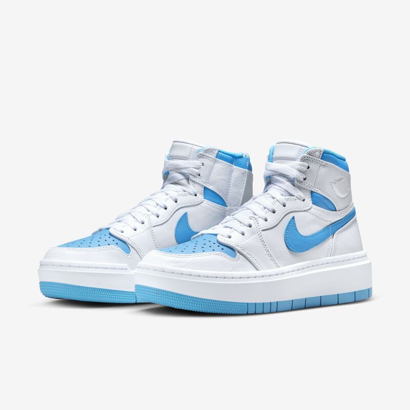 Air Jordan 1 Elevate High, Blanco/Blanco/Azul Polvo Oscuro, hi-res